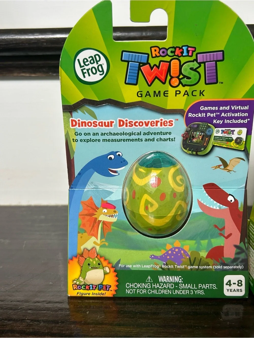 NWT LeapFrog RockIt Twist Game Pack - Dinosaur Discoveries Banzai Beans Shoedown